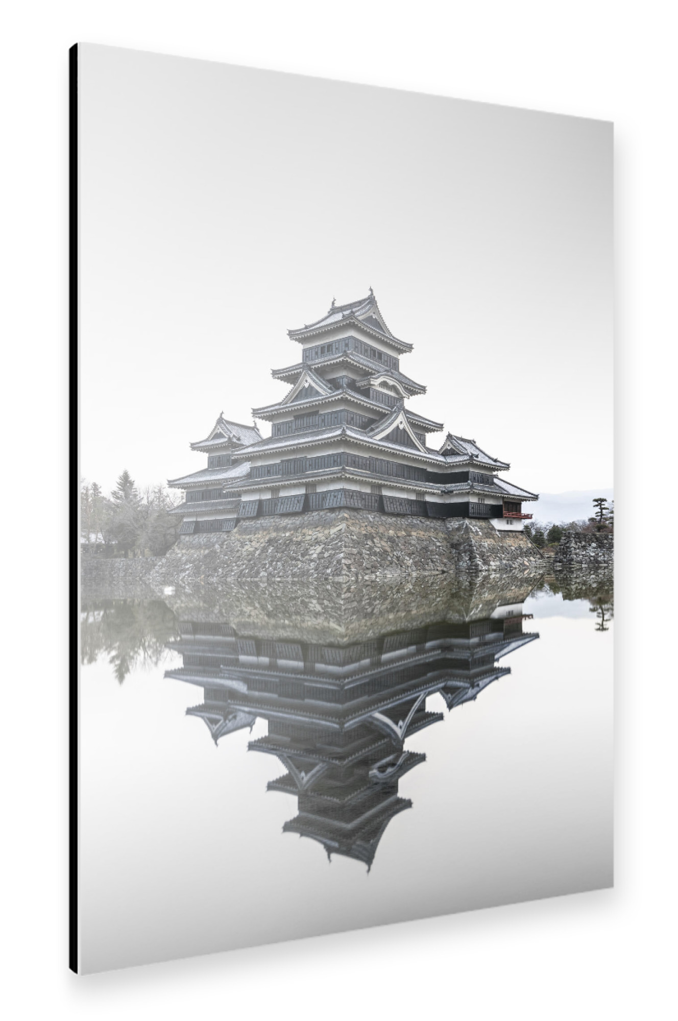 Alu-Dibond "Matsumotu Castle Japan" 75x50 cm artboxONE