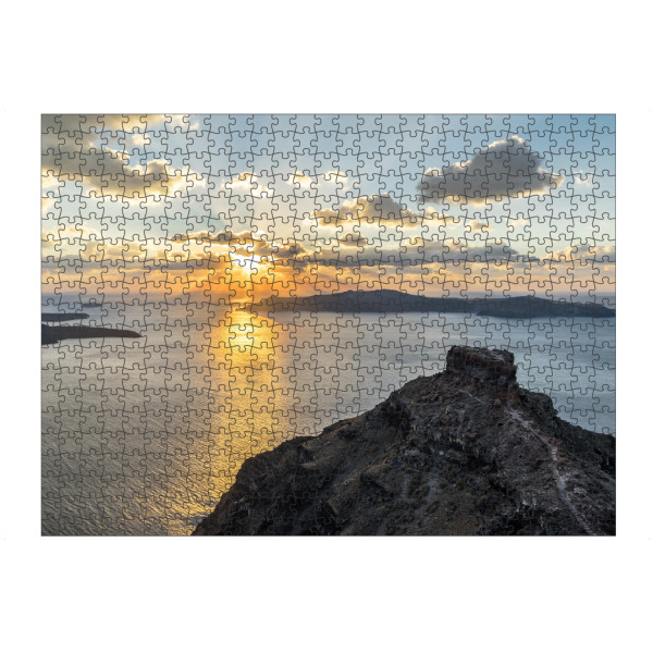 artboxONE Puzzle "Sonnenuntergang auf Santorini" artboxONE - Natur,Reise / Strand und Meer,Reise / Länder