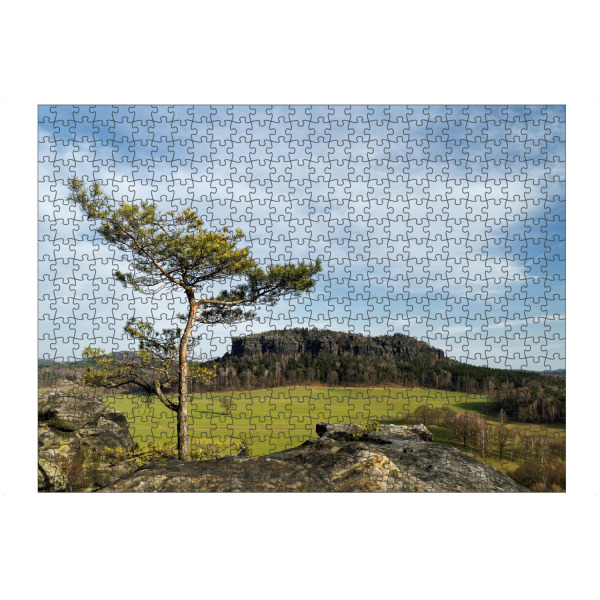 artboxONE Puzzle "Elbsandsteingebirge - Ausblick" artboxONE - Natur,Reise