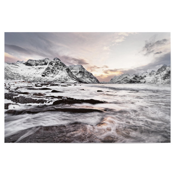 Poster 30x20 cm "Kalter Sonnenaufgang" artboxONE - Natur,Reise,Reise / Länder