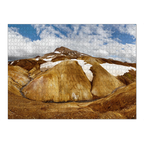 Puzzle Ravensburger "Bergkette mit Schneeresten" artboxONE - Natur,Reise,Reise / Länder