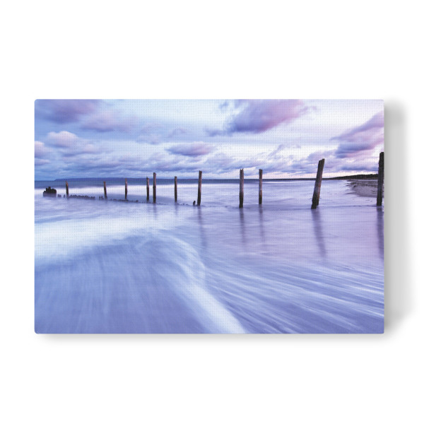 Leinwandbild "Ostseestrand im Abendlicht" artboxONE - Natur,Reise / Strand und Meer