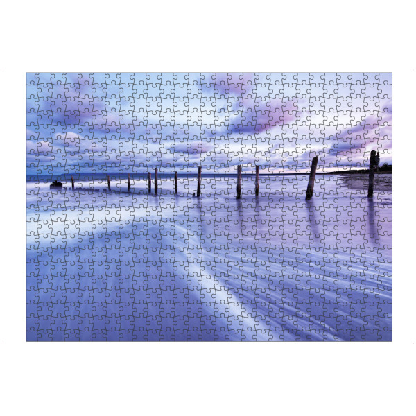 artboxONE Puzzle "Ostseestrand im Abendlicht" artboxONE - Natur,Reise / Strand und Meer