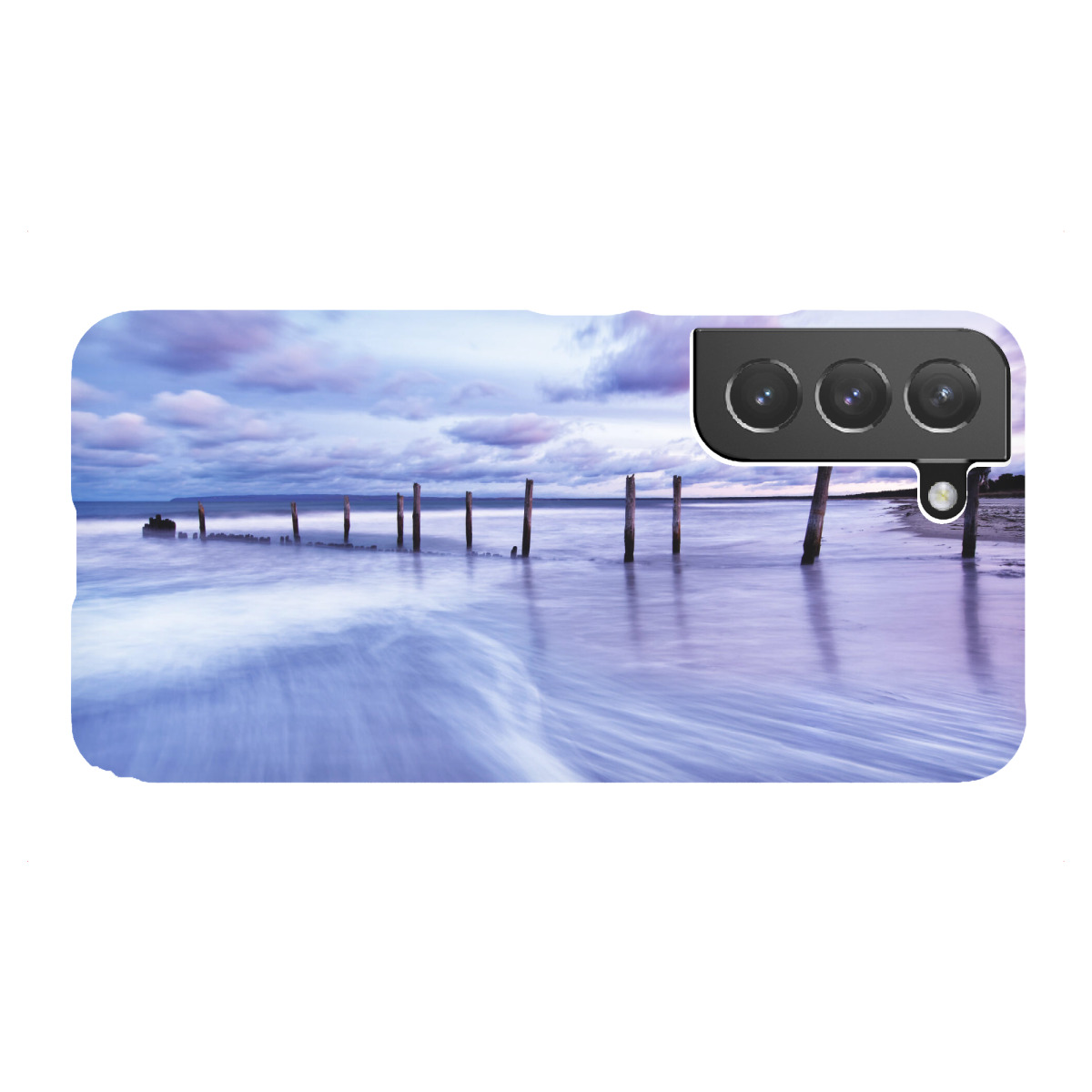 "Ostseestrand im Abendlicht"für Samsung Galaxy - Premium-Case Handyhülle artboxONE