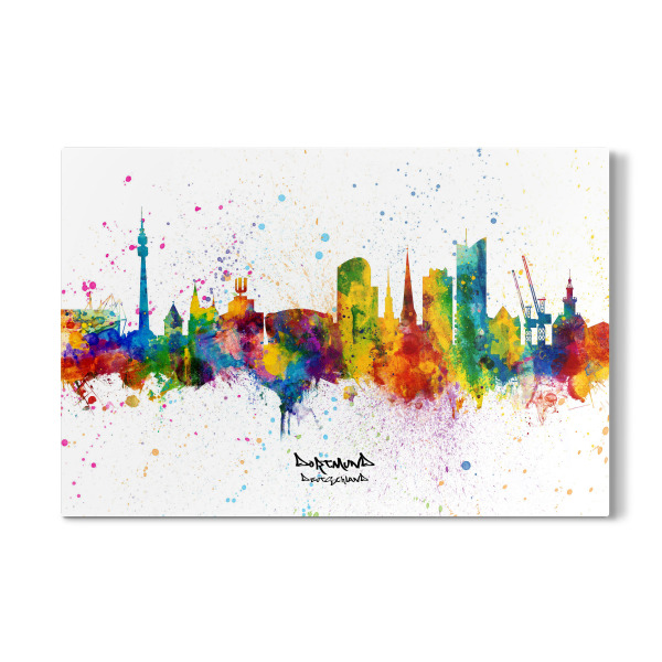 Galerie-Print "Dortmund Germany Skyline Splash" 30x20 cm artboxONE