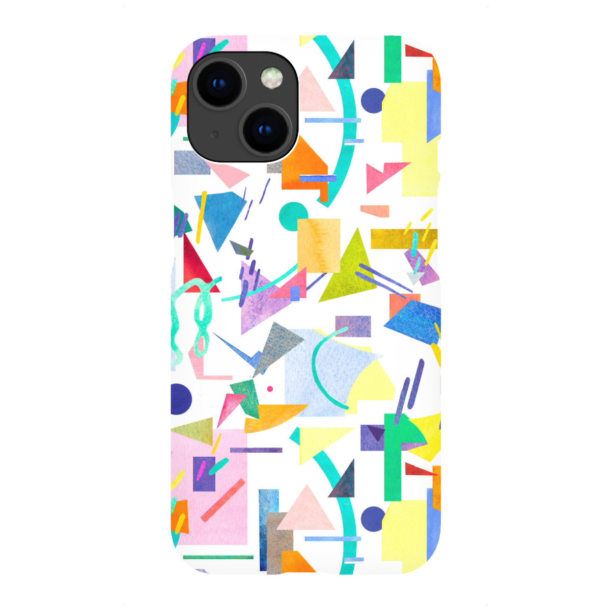 iPhone "Geometric Collage Pop" Premium-Case Handyhülle artboxONE
