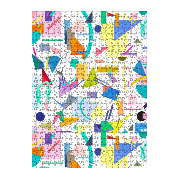 artboxONE Puzzle "Geometric Collage Pop" artboxONE - Für Kinder,Abstrakt,Geometrie
