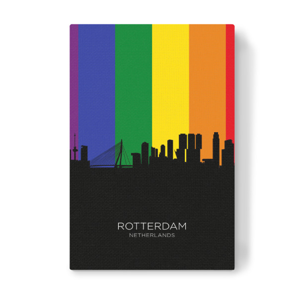 Leinwandbild "Rotterdam Skyline Pride" artboxONE - Städte