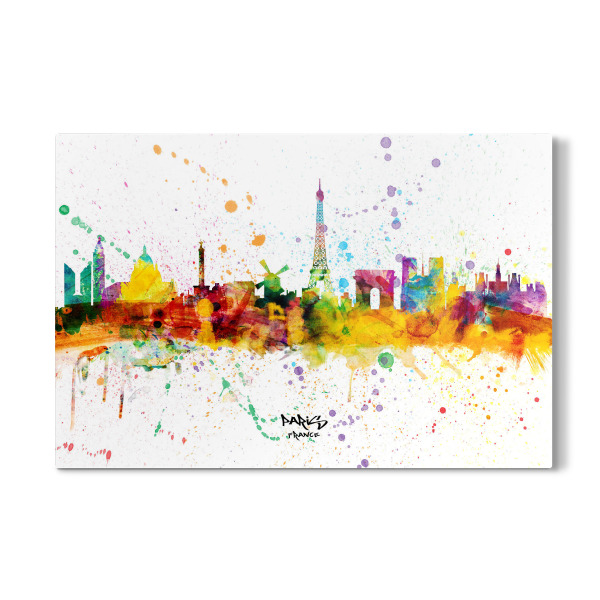 Galerie-Print "Paris France Skyline Splash" 30x20 cm artboxONE