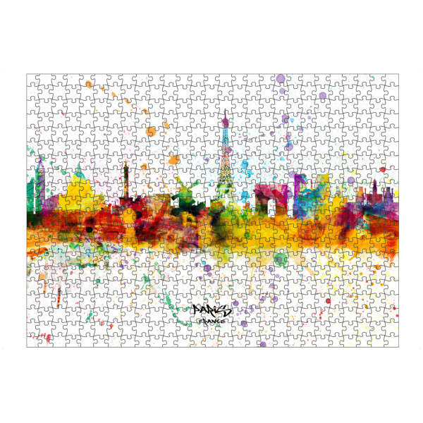 artboxONE Puzzle "Paris France Skyline Splash" artboxONE - Städte,Städte / Paris