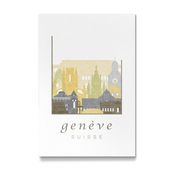 Galerie-Print "Geneva skyline desert" 30x20 cm artboxONE