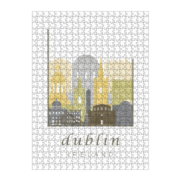 artboxONE Puzzle "Dublin skyline desert" artboxONE - Städte,Architektur - Dublin,Ireland,Irland,Skyline,Cityscape,Travel,City,Architecture