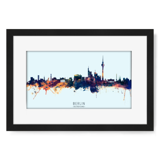 Berlin Germany Skyline BlueOrange