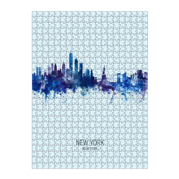 artboxONE Puzzle "New York Skyline Dark Blue" artboxONE - Städte,Städte / New York