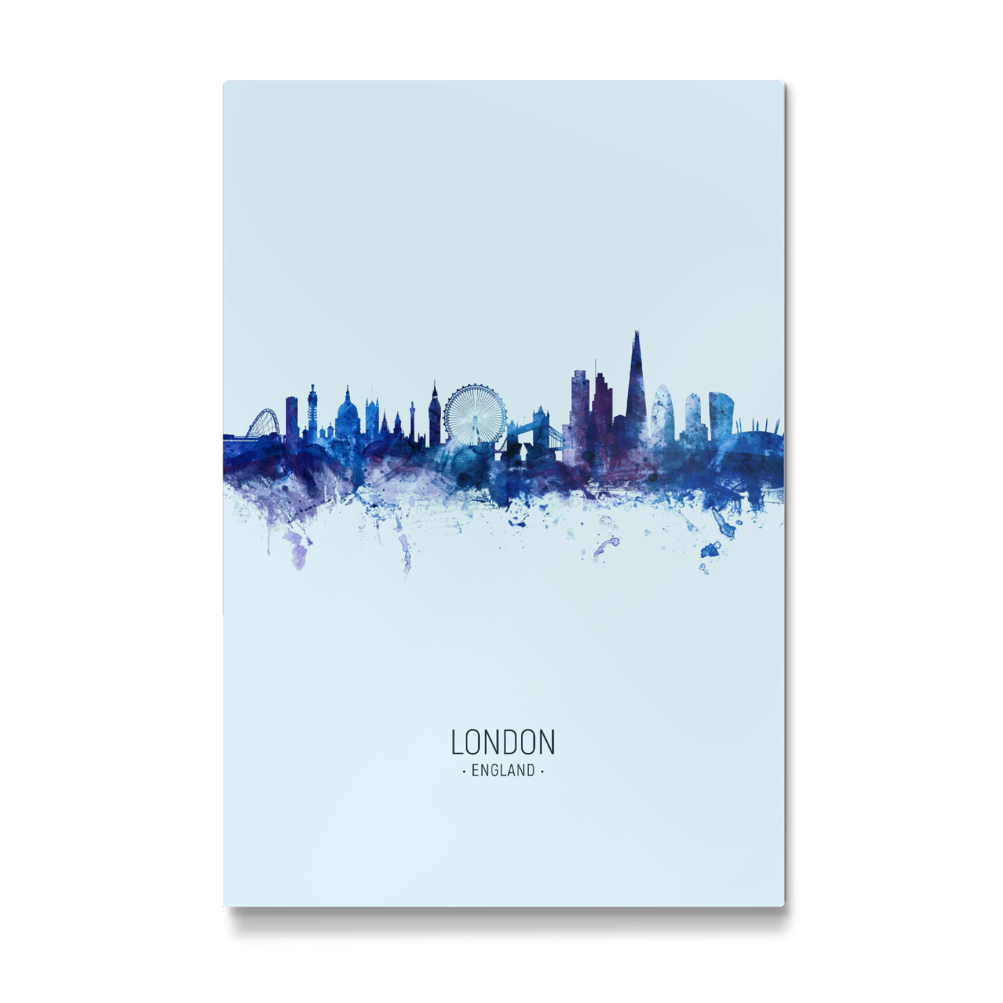 Galerie-Print "London England Skyline Dark Blue" 30x20 cm artboxONE