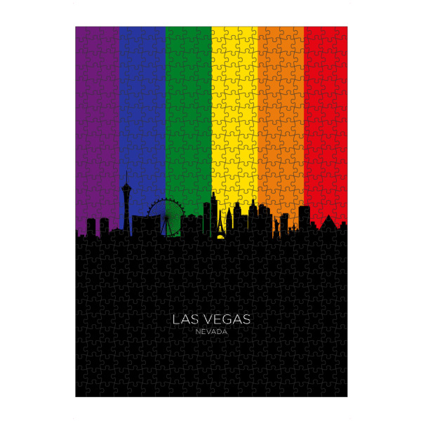 Puzzle Ravensburger "Las Vegas Nevada Skyline Pride" artboxONE - Städte,Städte / Las Vegas