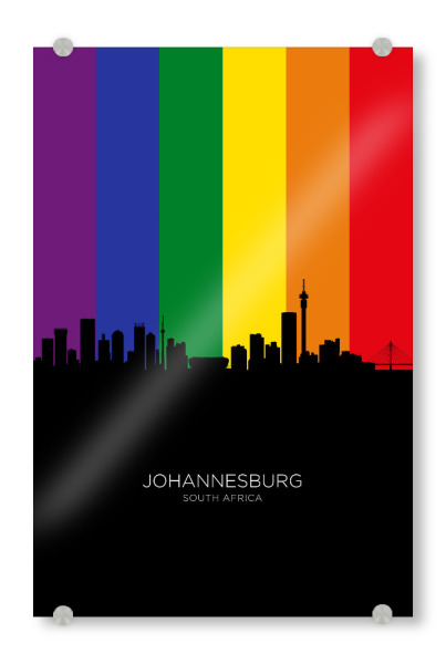 Acrylglasbild "Johannesburg Skyline Pride" artboxONE - Städte