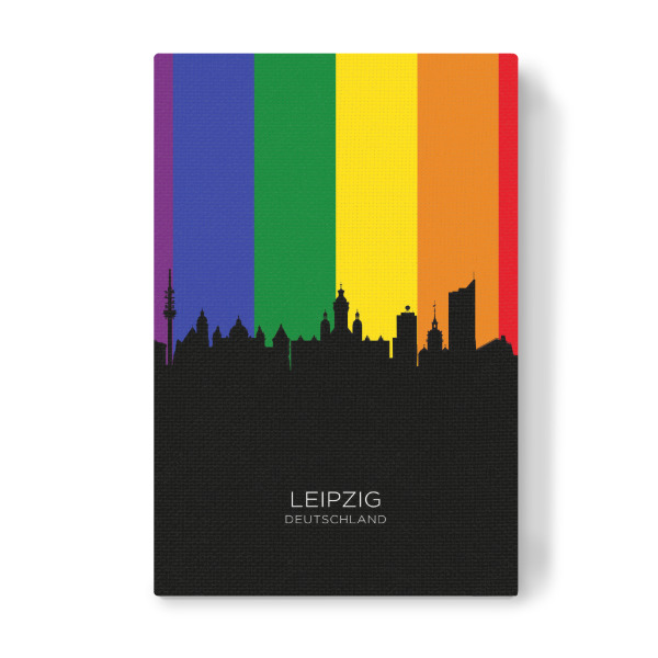 Leinwandbild "Leipzig Germany Skyline Pride" artboxONE - Städte