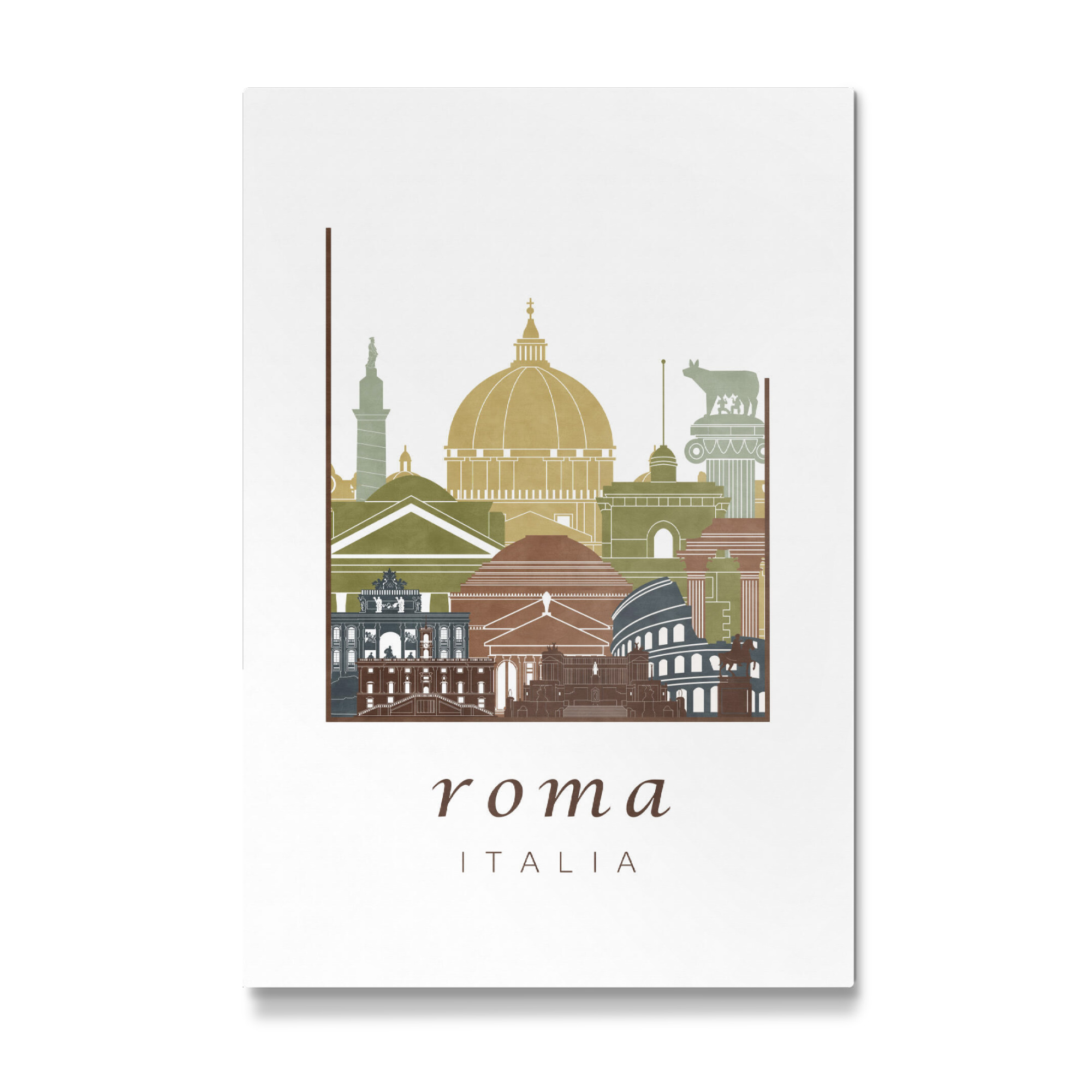 Galerie-Print "Rome skyline light brown" 30x20 cm artboxONE