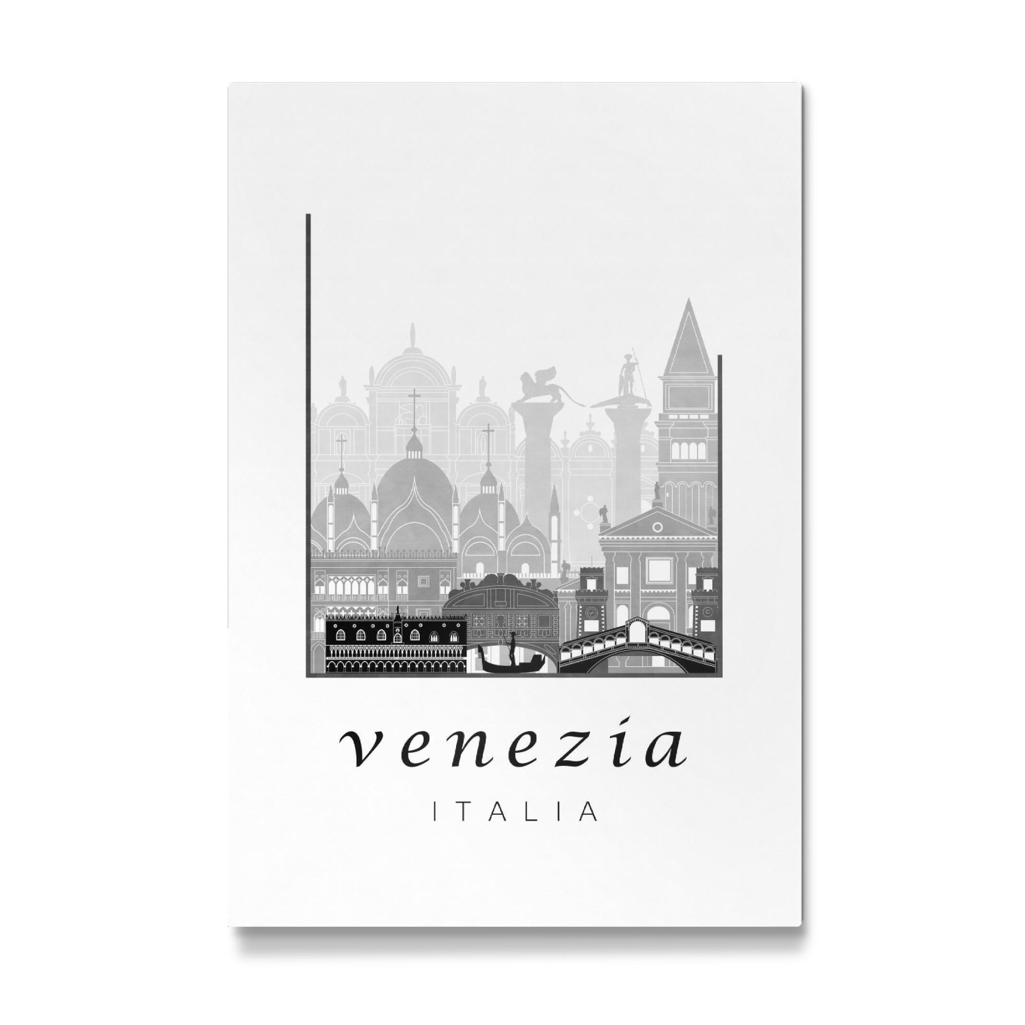 Galerie-Print "Venice skyline black & white" 75x50 cm artboxONE