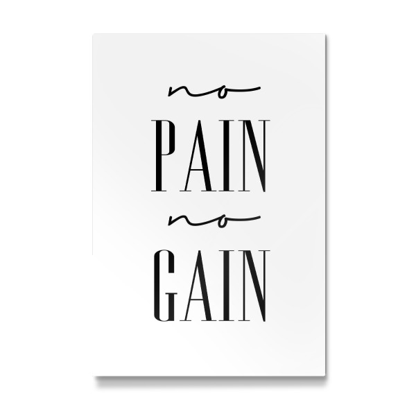 Galerie-Print "No Pain No Gain" 30x20 cm artboxONE
