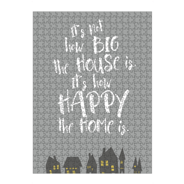 Puzzle Ravensburger "Happy Home" artboxONE - Typografie,Menschen,Liebe