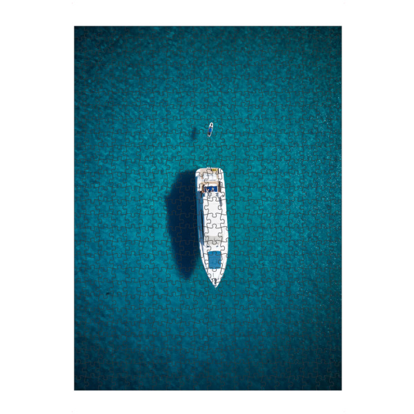 artboxONE Puzzle "Topdown Boat" artboxONE - Reise / Strand und Meer