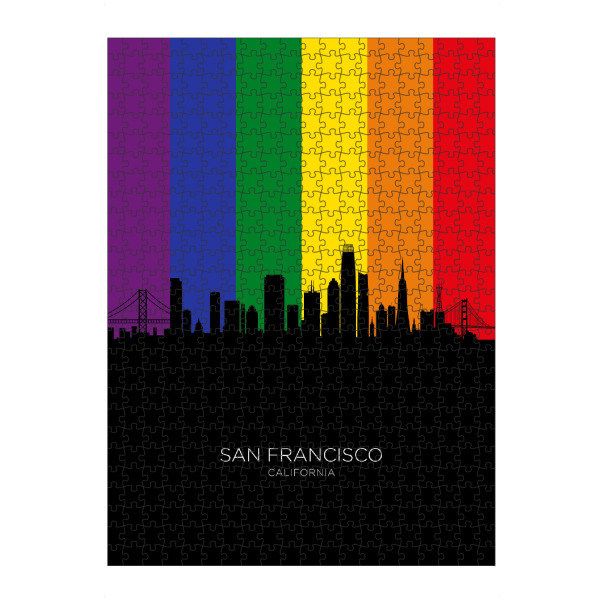 artboxONE Puzzle "San Francisco Skyline Pride" artboxONE - Städte,Städte / San Francisco