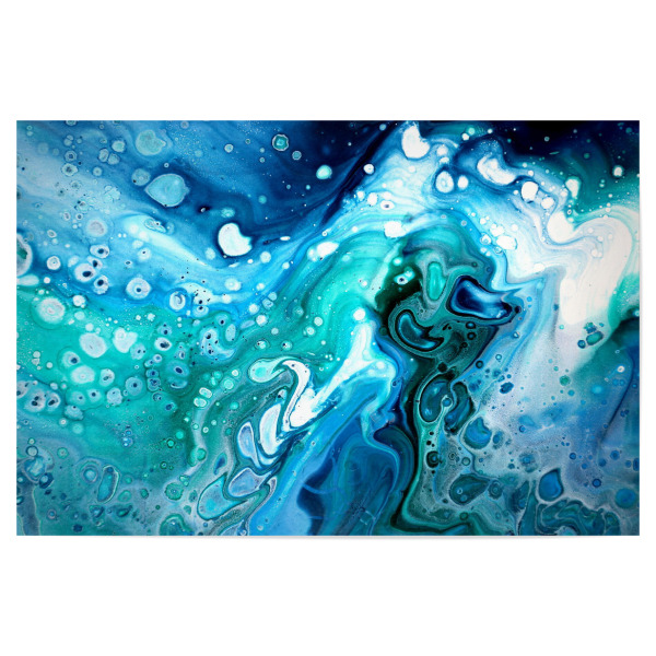 Poster 30x20 cm "INTO THE SHADES OF BLUE" artboxONE - Abstrakt,Unterwasser