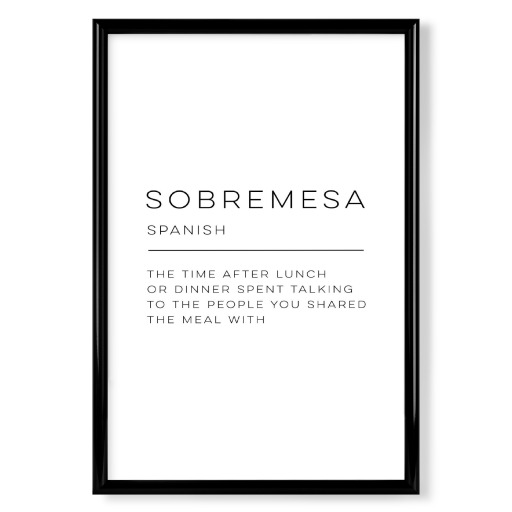 Sobremesa Definition