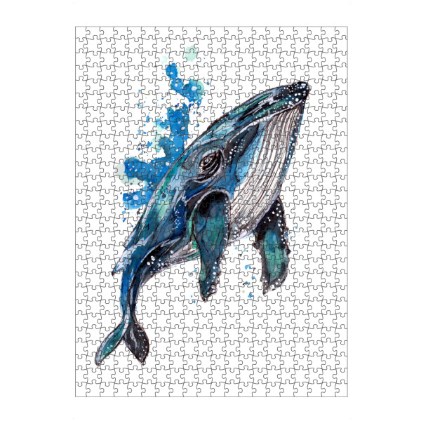 artboxONE Puzzle "Blauer Buckelwal" artboxONE - Tiere,Unterwasser