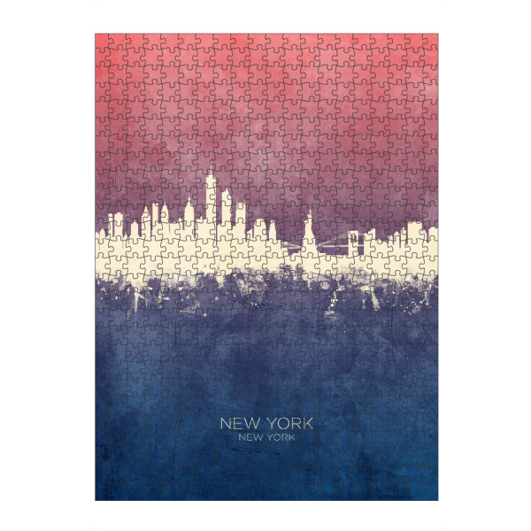artboxONE Puzzle "New York Skyline BlueRose" artboxONE - Städte,Städte / New York