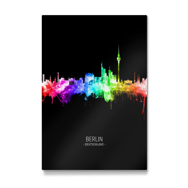 Galerie-Print "Berlin Skyline Colour Black" 30x20 cm artboxONE