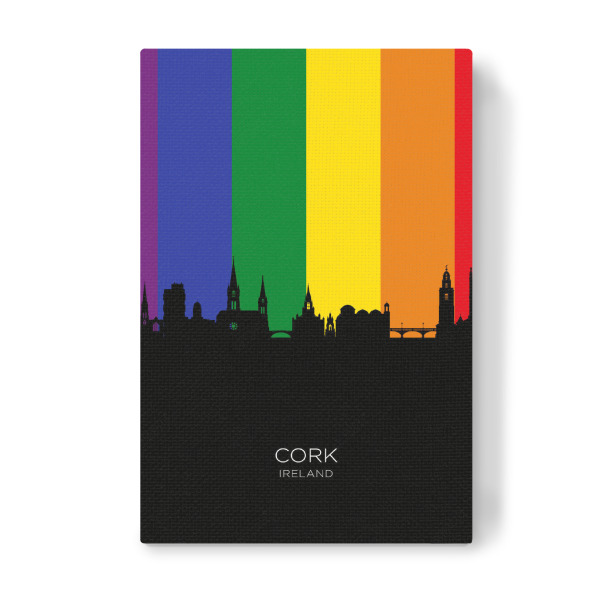 Leinwandbild "Cork Ireland Skyline Pride" artboxONE - Städte