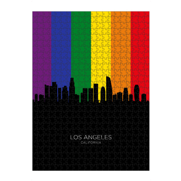 Puzzle Ravensburger "Los Angeles Skyline Pride" artboxONE - Städte,Städte / Los Angeles
