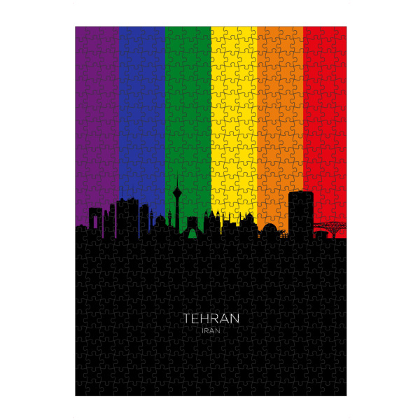 artboxONE Puzzle "Tehran Iran Skyline Pride" artboxONE - Städte