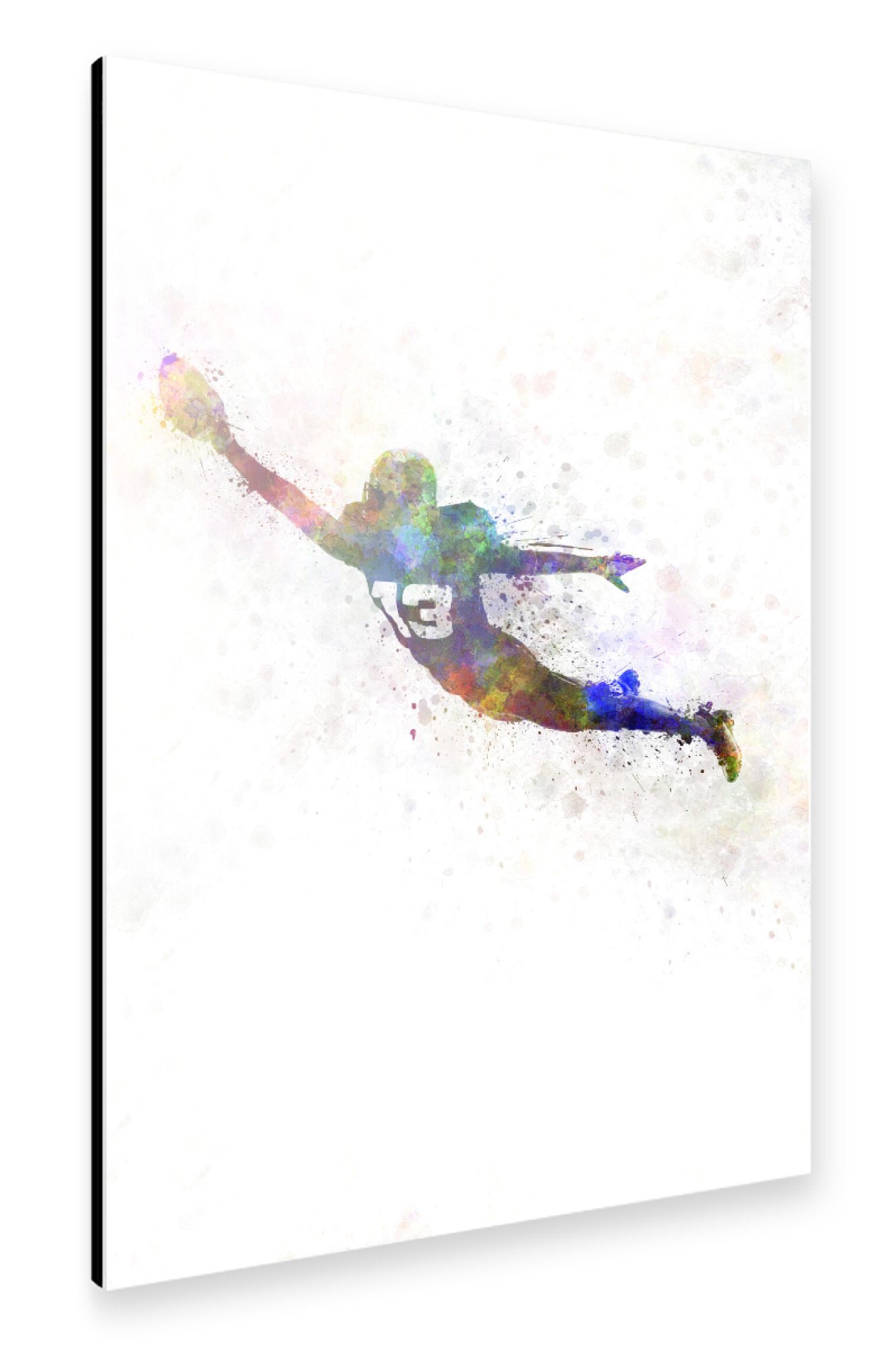 Alu-Dibond "American football players" 30x20 cm artboxONE