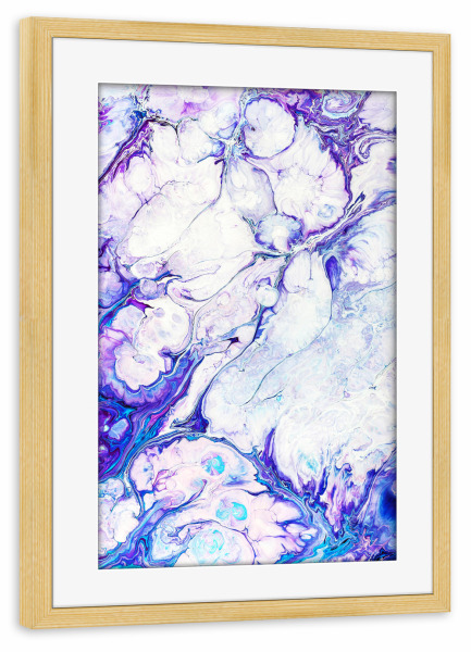 Poster mit Rahmen kiefer "Jewel Rock" artboxONE - Abstrakt