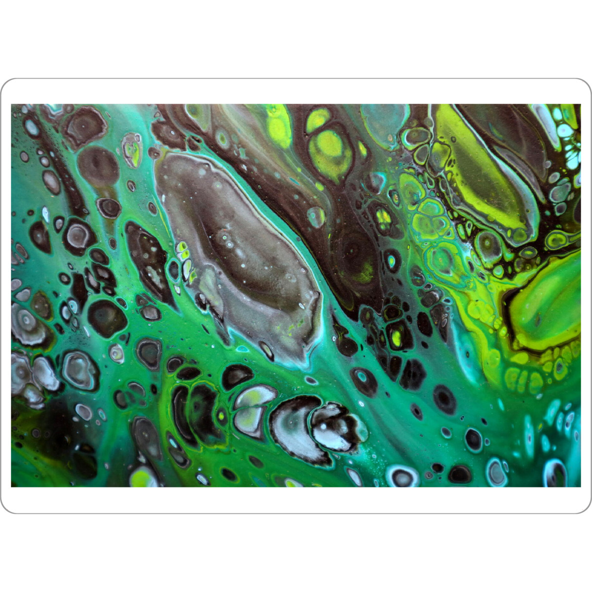 Tischset "TOXIC GREEN" artboxONE - Abstrakt