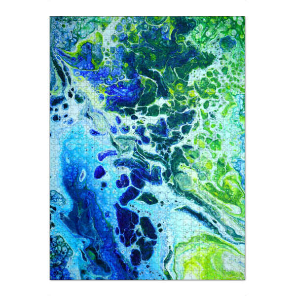 Puzzle Ravensburger "BLUE BAY" artboxONE - Natur,Abstrakt