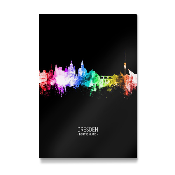 Galerie-Print "Dresden Skyline Colour Black" 30x20 cm artboxONE