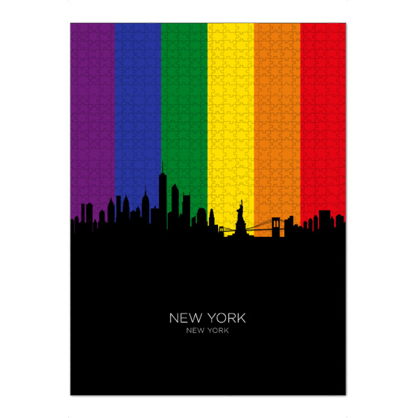 Puzzle Ravensburger "New York Skyline Pride" artboxONE - Städte,Städte / New York