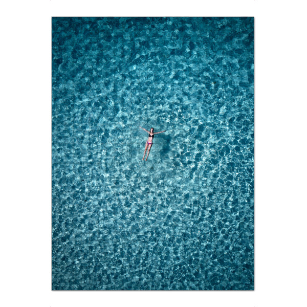 Puzzle Ravensburger "Girl in the water" artboxONE - Reise / Strand und Meer