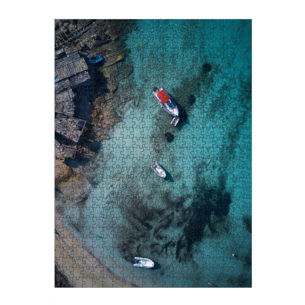 artboxONE Puzzle "Little Beach Harbor" artboxONE - Reise / Strand und Meer