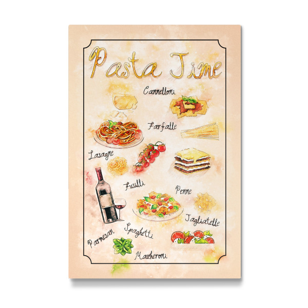 Galerie-Print "Zeit für Pasta" 30x20 cm artboxONE
