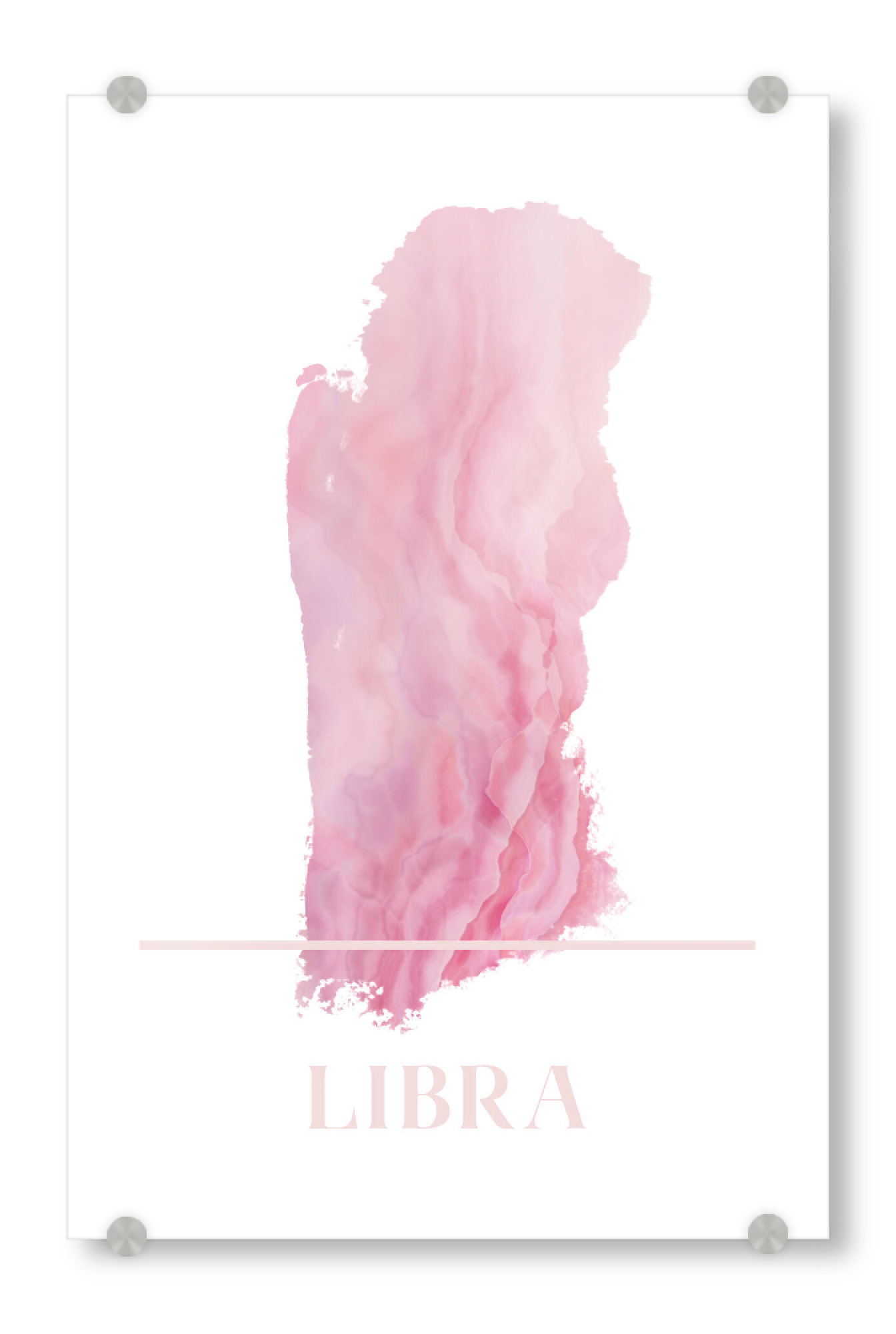 Acrylglasbild "Agate Zodiac Sign - Libra" artboxONE - Abstrakt