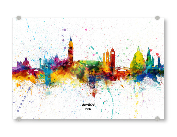 Acrylglasbild "Venice Italy Skyline Splash" artboxONE - Städte,Städte / Venedig