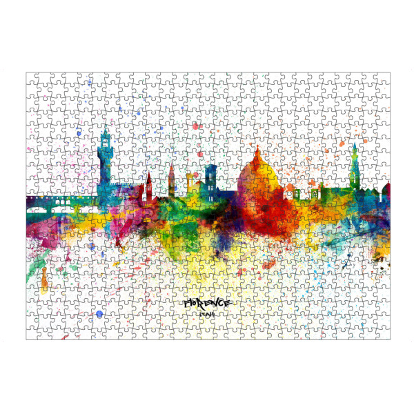 artboxONE Puzzle "Florence Italy Skyline Splash" artboxONE - Städte