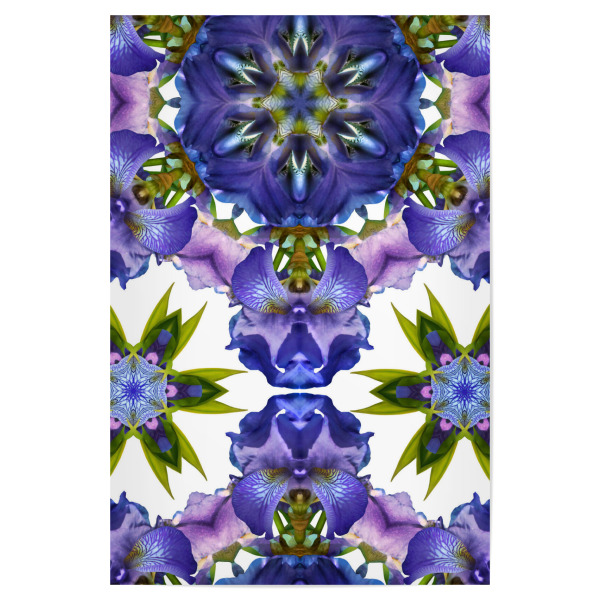 Poster 30x20 cm "Blumen-Ornament" artboxONE - Natur,Floral,Abstrakt