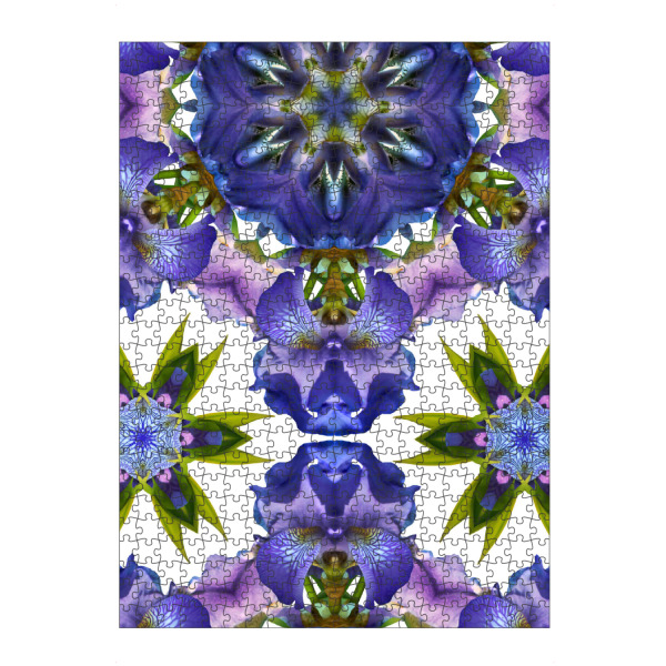 artboxONE Puzzle "Blumen-Ornament" artboxONE - Natur,Floral,Abstrakt